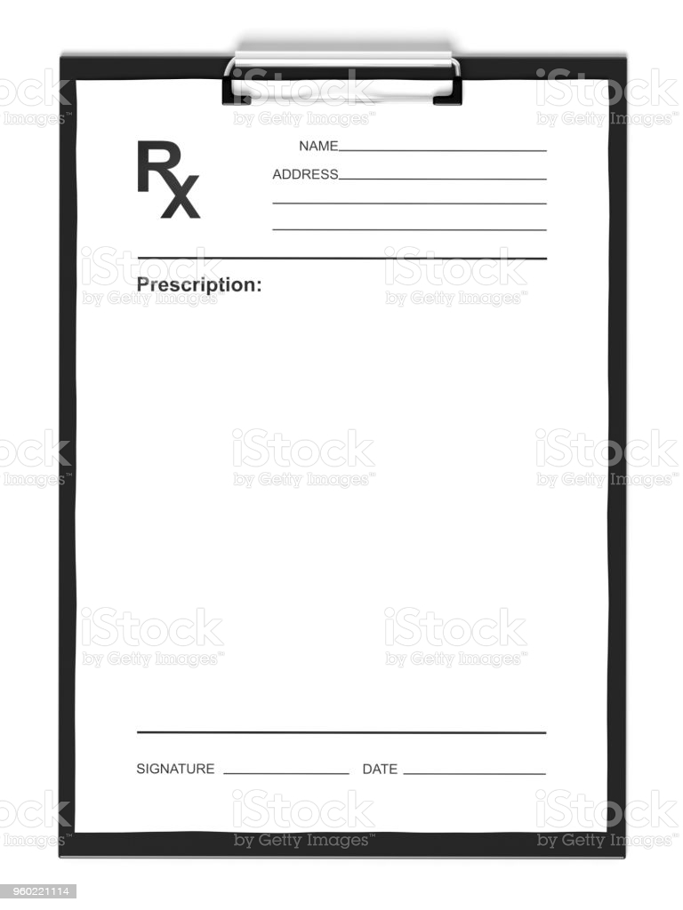 11,11 Prescription Pad Template Stock Photos, Pictures & Royalty  In Blank Prescription Pad Template With Blank Prescription Pad Template