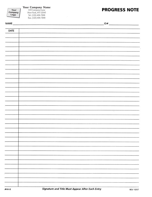 11 Best Printable Nurses Notes Template - printablee With Nursing Home Physician Progress Note Template