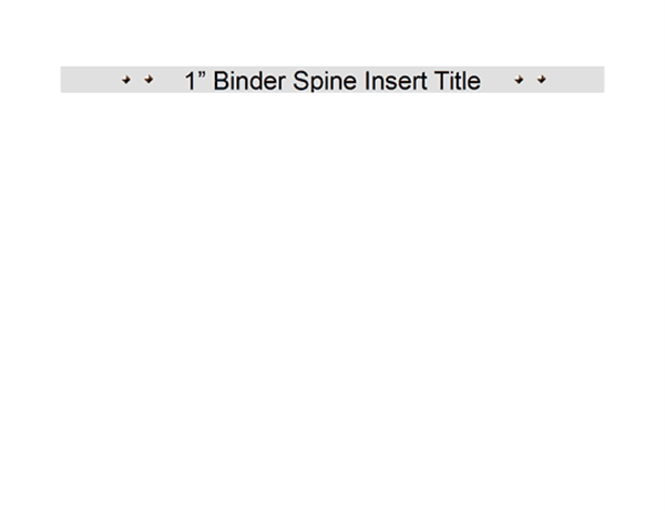 11" binder spine inserts With Binder Spine Template Word Throughout Binder Spine Template Word