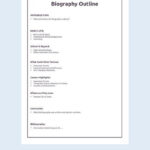11+ Biography Templates – DOC, PDF, Excel  Free & Premium Templates Inside Free Bio Template Fill In Blank