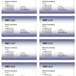 11 Create Business Card Templates Docx For Ms Word By Business  Intended For Business Cards Templates Microsoft Word