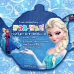 11 Customize Our Free Frozen Birthday Invitation Template For Ms  Inside Frozen Birthday Card Template