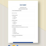 11+ Free Fact Sheet Templates – Survey, Campaign  Free & Premium  For Fact Sheet Template Word