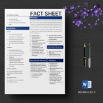 11+ Free Fact Sheet Templates – Survey, Campaign  Free & Premium  Inside Fact Sheet Template Word
