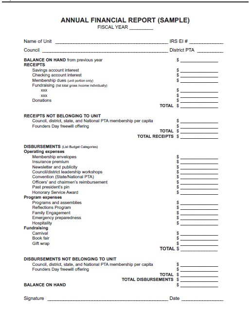11 Free Sample Annual Financial Report Templates - Printable Samples With Regard To Chairmans Annual Report Template For Chairmans Annual Report Template