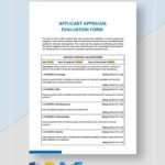 11+ FREE Sample HR Evaluation Forms & Examples – Word, PDF, PSD  Intended For Blank Evaluation Form Template