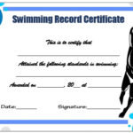 11 Free Swimming Certificate Templates : Printable Word Documents  Throughout Free Swimming Certificate Templates