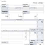 11 Free Work Order Templates  Smartsheet Throughout Job Card Template Mechanic