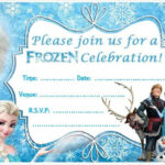 11+ Frozen Birthday Invitation Templates – PSD, AI, Vector EPS  With Frozen Birthday Card Template