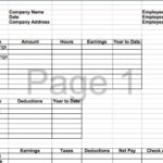 11 Great Pay Slip / Paycheck Stub Templates - Free Template Downloads Inside Pay Stub Template Word Document