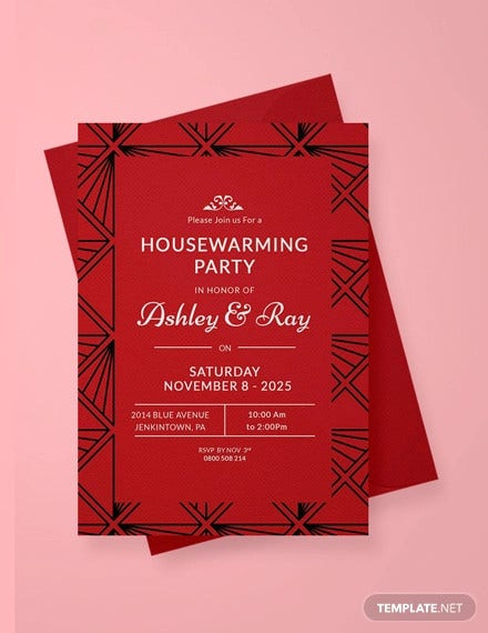 11+ Housewarming Invitation Templates - PSD, AI  Free & Premium  For Free Housewarming Invitation Card Template With Free Housewarming Invitation Card Template