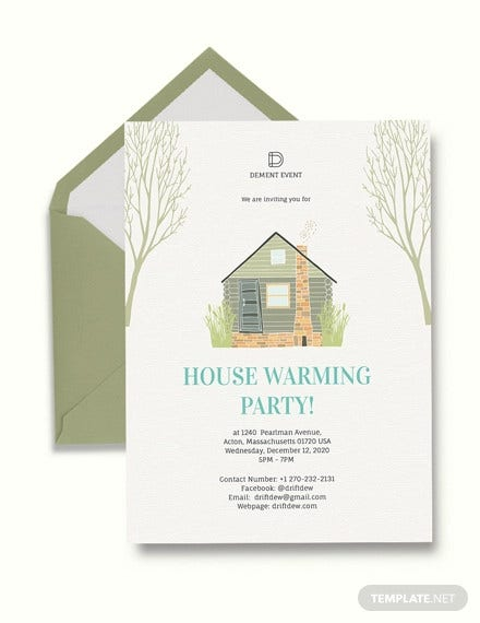 11+ Housewarming Invitation Templates - PSD, AI  Free & Premium  Pertaining To Free Housewarming Invitation Card Template Pertaining To Free Housewarming Invitation Card Template