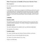 11 Ib Chemistry Lab Report Design Example Throughout Lab Report Template Chemistry