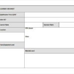 11+ Job Sheet Templates & Samples – DOC, PDF, Excel, Apple Pages  Inside Mechanic Job Card Template