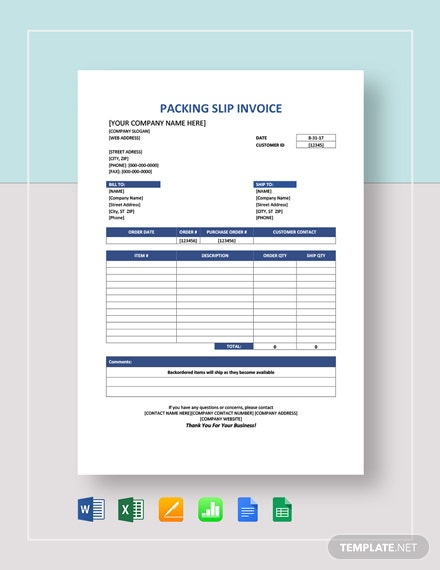 11+ MS Word 2011 Format Slip Templates Free Download  Free  Intended For Invoice Template Word 2010 In Invoice Template Word 2010