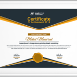 11 Multipurpose Certificate Templates And Award Designs For  Inside High Resolution Certificate Template