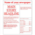 11+ News Paper Templates – Word, PDF, PSD, PPT  Free & Premium  Throughout Blank Newspaper Template For Word