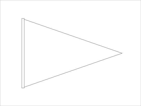 11+ Pennant Banner Templates - PSD, AI, Vector EPS  Free  Throughout Triangle Banner Template Free Throughout Triangle Banner Template Free