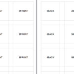 11 Printable Flash Card Template In Word Layouts By Flash Card  Intended For Word Cue Card Template