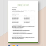 11+ Product Sheet Templates – Free Sample, Example Format Download  With Regard To Product Line Card Template Word