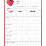 11 Reasons Homeschoolers Should Use Report Cards (printable Report  Pertaining To Homeschool Report Card Template