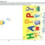 11 Report Birthday Card Template Quarter Fold Photo by Birthday  Within Quarter Fold Birthday Card Template
