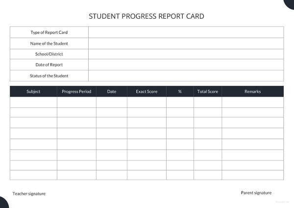11+ Report Card Templates - Free Sample, Example, Format Download  With Report Card Format Template Regarding Report Card Format Template