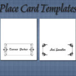 11 The Best Small Tent Card Template 11 Per Sheet With Stunning  With Place Card Template 6 Per Sheet