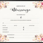 11+ Wedding Certificate Templates – Free Sample, Example, Format  Pertaining To Certificate Of Marriage Template