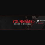 11 YouTube Template PSD Images – YouTube Channel Art Template 11  Throughout Gimp Youtube Banner Template