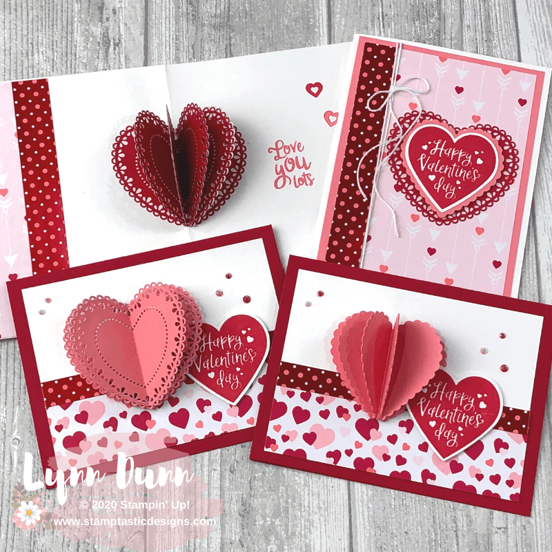 11D Heart Pop Up Cards for Valentine
