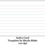 11X11 Index Card Template Excel – Cards Design Templates With Regard To 4×6 Note Card Template