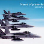 Air Forces PowerPoint Template & Infographics Slides With Regard To Air Force Powerpoint Template