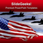 Airforce Americana PowerPoint Template 11 – PowerPoint Themes Intended For Air Force Powerpoint Template