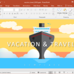 Animated Vacation Travel PowerPoint Template In Fun Powerpoint Templates Free Download