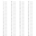 Answer Sheet Template 11 In Blank Answer Sheet Template 1 100