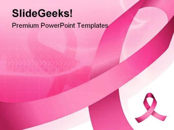 Awareness Medical PowerPoint Template 11 – PowerPoint Themes For Breast Cancer Powerpoint Template