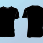 Basic T Shirt Template Vector Art & Graphics  freevector.com Within Blank T Shirt Outline Template