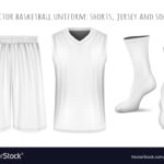 Basketball Uniform Templates Royalty Free Vector Image Throughout Blank Basketball Uniform Template