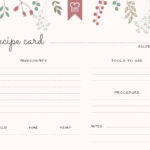 Beige Modern Landscape Recipe Card Template  PosterMyWall Intended For Fillable Recipe Card Template
