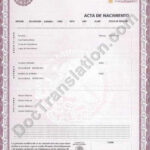 Birth Certificate – Mexico With Regard To Mexican Marriage Certificate Translation Template