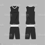 Blank Basketball Jersey Template Stock Illustration - Download Image Now Inside Blank Basketball Uniform Template