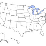 Blank Map Of The United States Intended For United States Map Template Blank