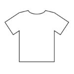 Blank T Shirt Templates  PDF Regarding Blank Tshirt Template Pdf