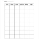 Blank Workout Schedule Template – 11+ Free Word, PDF Format  Pertaining To Blank Workout Schedule Template