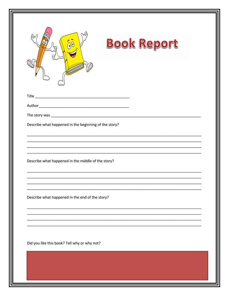 Book Report: 11+ Free Templates (Guidlines to Format a Book Report) Inside Book Report Template 4th Grade With Regard To Book Report Template 4th Grade