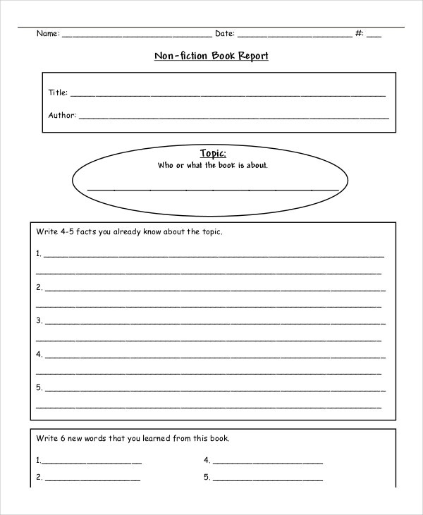 Book Report Format – 11+ Free Word, PDF Documents Download  Free  Throughout Book Report Template 5th Grade