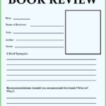 Book Review Template For Kids (Tips & Activities) – Go Science Girls For Middle School Book Report Template