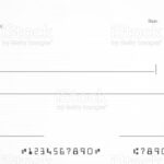 British Checkbook Page Bank Check Template With Pound Currency Blank Cheque  Stock Illustration – Download Image Now For Blank Cheque Template Uk