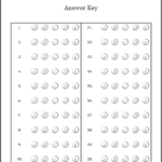 Bubble Answer Sheet For 11 Questions  Student Handouts Inside Blank Answer Sheet Template 1 100